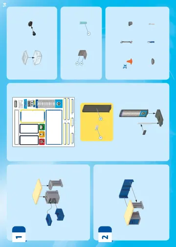 Manual de instruções Playmobil 71874 - Esquadra com sala de investigação (14)