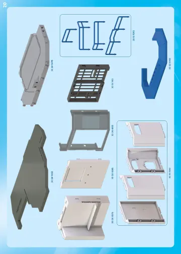 Manual de instruções Playmobil 71874 - Esquadra com sala de investigação (20)