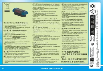 Notices de montage Playmobil 71875 - Pick-up de police, moto & 2 personnages (12)