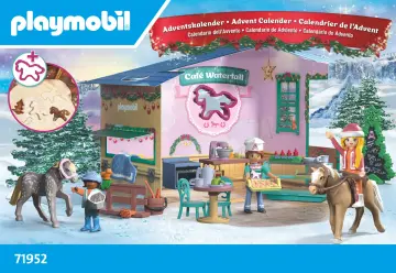 Notices de montage Playmobil 71952 - Calendrier de l'avent pâtisserie de Noël (1)