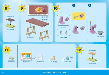 Notices de montage Playmobil 71952 - Calendrier de l'avent pâtisserie de Noël (8)