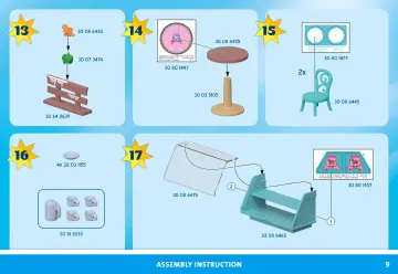 Notices de montage Playmobil 71952 - Calendrier de l'avent pâtisserie de Noël (9)