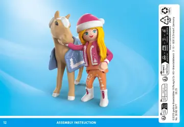 Notices de montage Playmobil 71952 - Calendrier de l'avent pâtisserie de Noël (12)