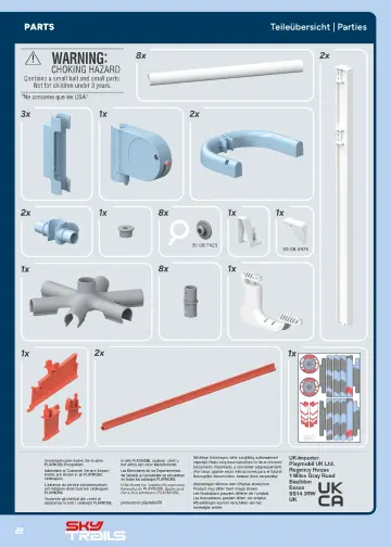 Bouwplannen Playmobil 71970 - SKY TRAILS: Air Lift (2)