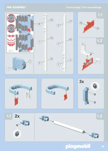 Bouwplannen Playmobil 71970 - SKY TRAILS: Air Lift (3)