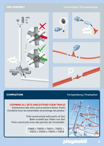 Bygganvisningar Playmobil 71975 - SKY TRAILS: Construction Pack (3)
