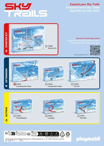 Bygganvisningar Playmobil 71975 - SKY TRAILS: Construction Pack (4)
