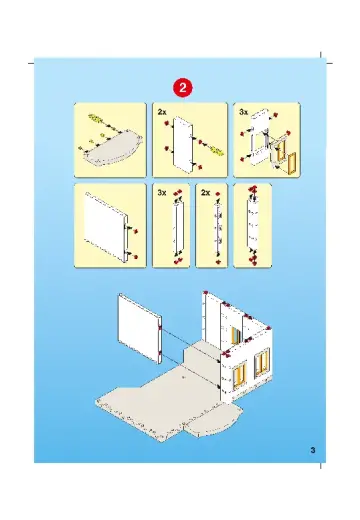 Bouwplannen Playmobil 7387 - Uitbreidingsset A voor moderne villa art. 4279 (3)