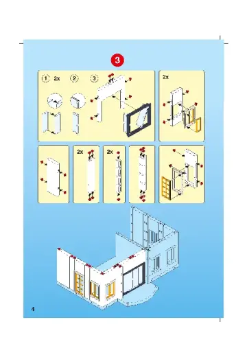 Bouwplannen Playmobil 7387 - Uitbreidingsset A voor moderne villa art. 4279 (4)