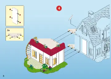 Bouwplannen Playmobil 7388 - Uitbreidingsset B voor moderne villa art. 4279 (6)