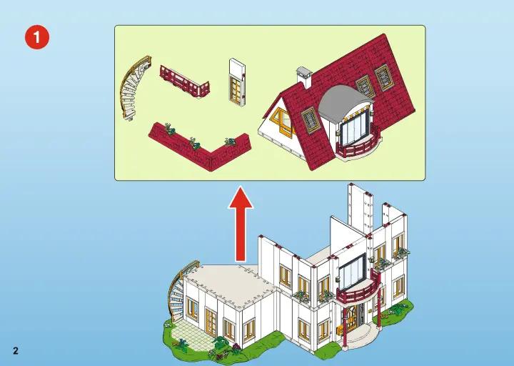 Manuales de instrucciones Playmobil 7389 - Esquina piso adicional Casa Moderna 4279 (2)
