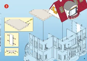 Manuales de instrucciones Playmobil 7389 - Esquina piso adicional Casa Moderna 4279 (5)