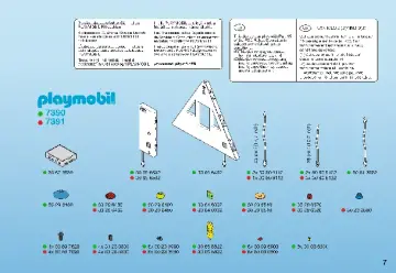 Bygganvisningar Playmobil 7391 - Belysningssæt 2 (7)