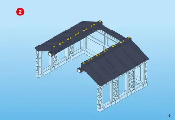 Bauanleitungen Playmobil 7438 - Große Cargo-Halle (5)