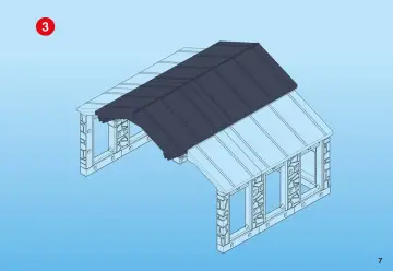 Bauanleitungen Playmobil 7438 - Große Cargo-Halle (7)