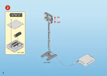 Building instructions Playmobil 7445 - Floodlight (2)