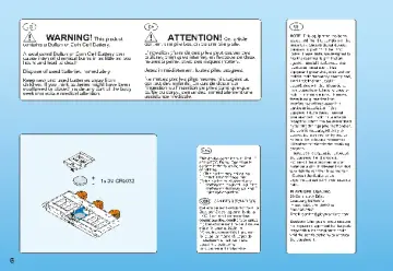 Building instructions Playmobil 7453 - Barricade / warning light (6)