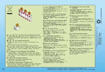 Building instructions Playmobil 7453 - Barricade / warning light (12)