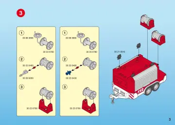 Building instructions Playmobil 7485 - Fire Trailer (3)