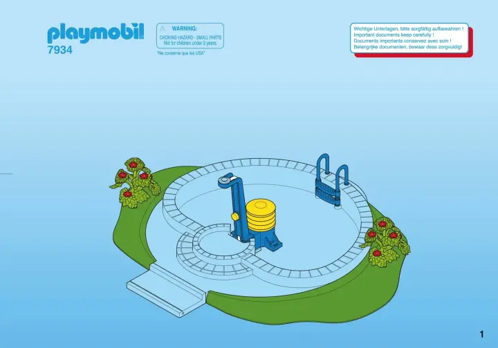 Instrukcje obsługi Playmobil 7934 - Swimming Pool (1)