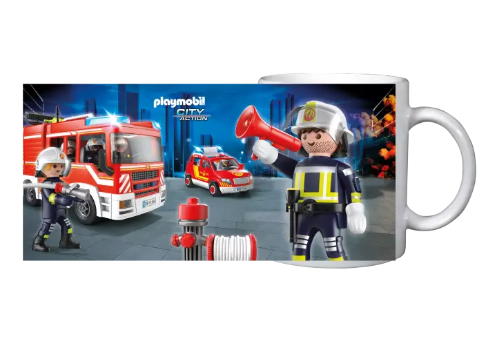 Playmobil 80152 - Becher: Feuerwehr