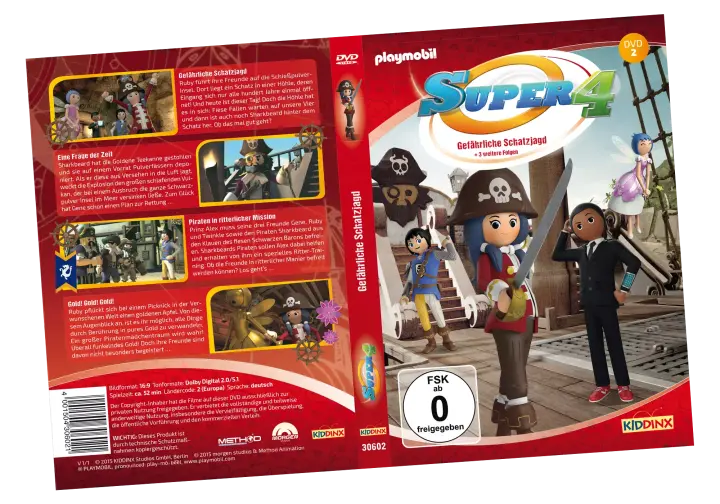 Playmobil 80477 - DVD 2 Super4: Gefährliche Schatzjagd