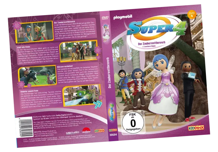 Playmobil 80479 - DVD 4 Super4: Der Zauberwettbewerb