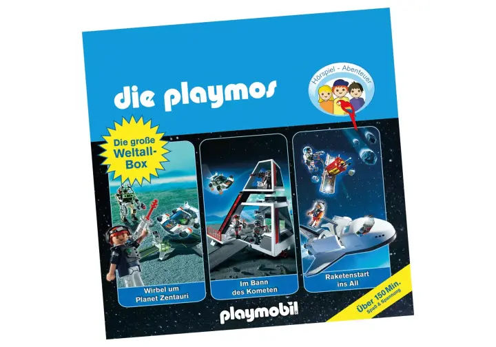 Playmobil 80654 - Die Playmos - Hörspiel-Box Weltall (3 CDs)