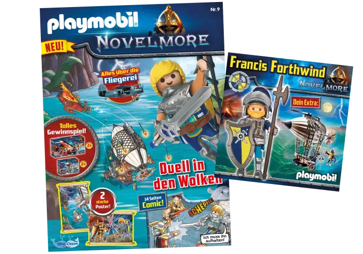 Playmobil 80696 - PLAYMOBIL-Magazin NOVELMORE (Magazin 9/21 Francis Forthwind)