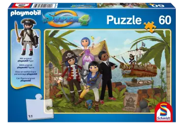 Playmobil 80706 - Puzzle Super4 - Gunpowder Island