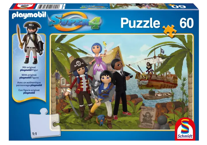 Playmobil 80706 - Puzzle Super4 - Gunpowder Island