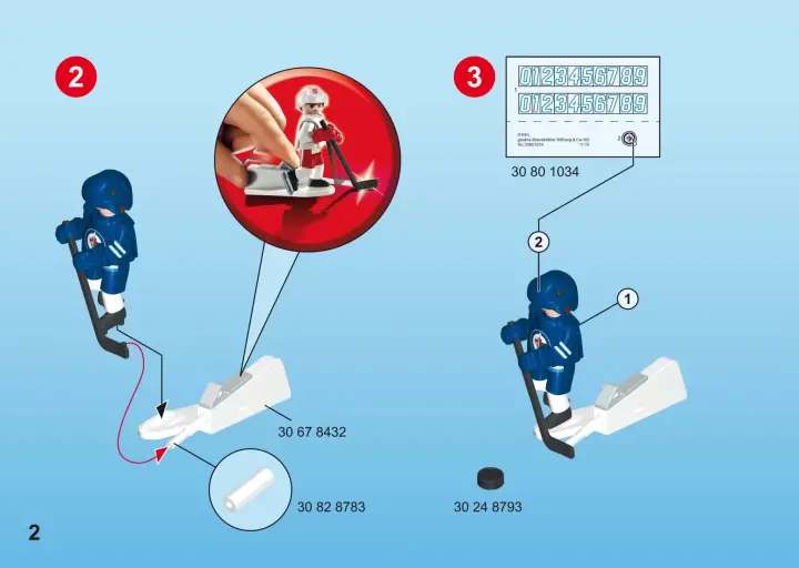 Bauanleitungen Playmobil 9021 - NHL™ Winnipeg Jets™ Player (2)