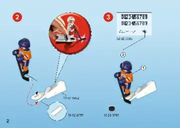 Manual de instruções Playmobil 9023 - NHL™ Edmonton Oilers™ Player (2)