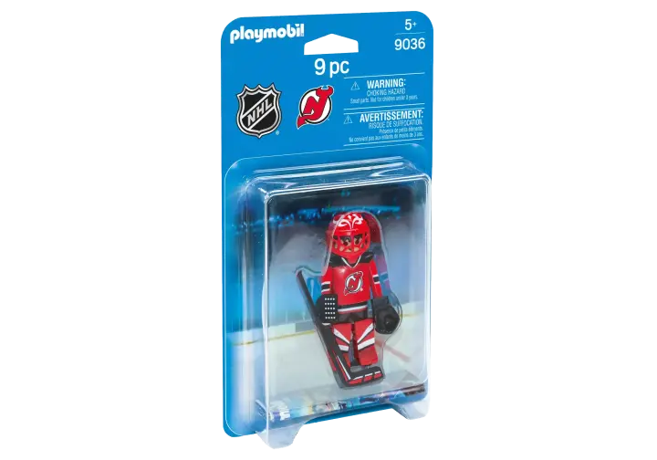 Playmobil 9036 - NHL™ New Jersey Devils™ gardien de but - BOX