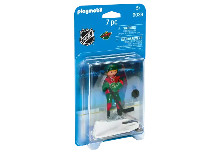 Playmobil 9039 - NHL™ Minnesota Wild™ joueur - BOX