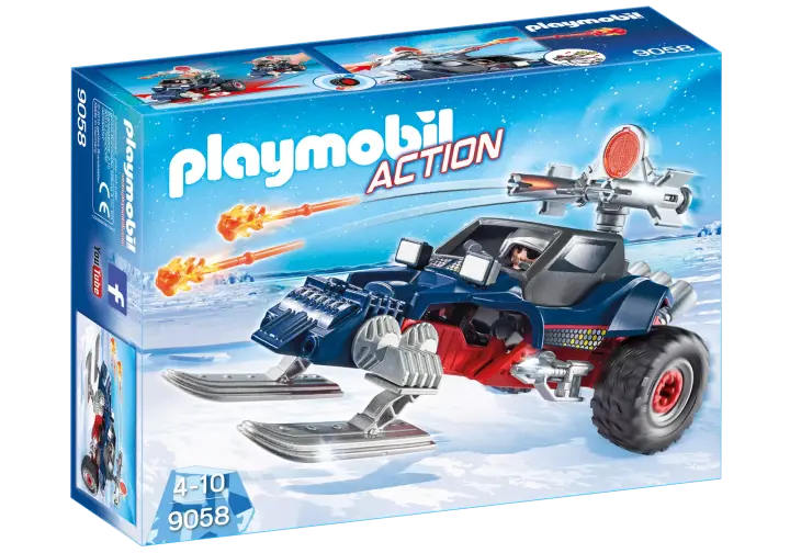 Playmobil 9058 - Ice Pirate with Snowmobile - BOX