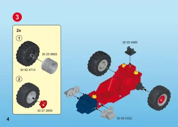 Istruzioni di montaggio Playmobil 9058 - Predatore con motoslitta (4)