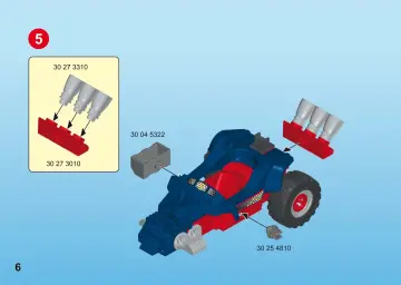 Istruzioni di montaggio Playmobil 9058 - Predatore con motoslitta (6)