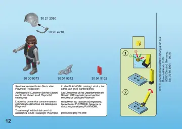 Manual de instruções Playmobil 9058 - Racer com Pirata do Gelo (12)