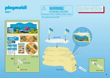 Manual de instruções Playmobil 9061 - Loja de Aquário (1)