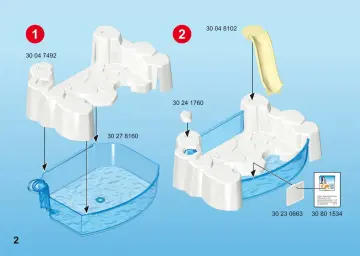 Bauanleitungen Playmobil 9062 - Pinguinbecken (2)
