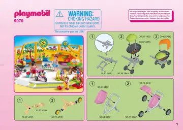 Bygganvisningar Playmobil 9079 - Babybutik (1)