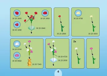 Manual de instruções Playmobil 9082 - Florista (4)