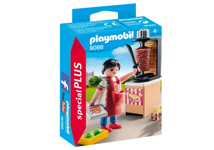 Playmobil 9088 - Vendeur de kebab - BOX