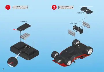 Bouwplannen Playmobil 9090 - RC Rocket Racer (2)