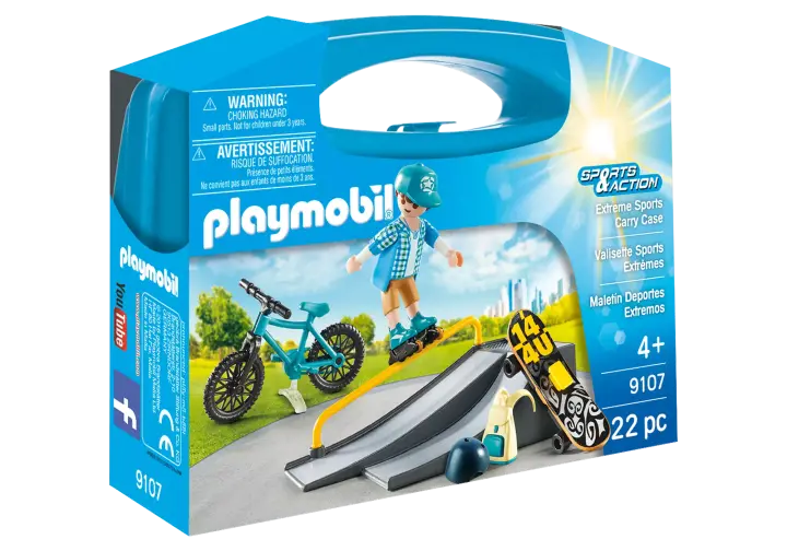 Playmobil 9107 - Extreme Sports Carry Case - BOX