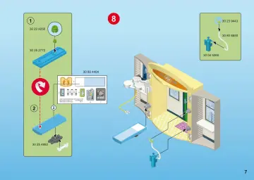 Bauanleitungen Playmobil 9110 - Hospital Play Box (7)