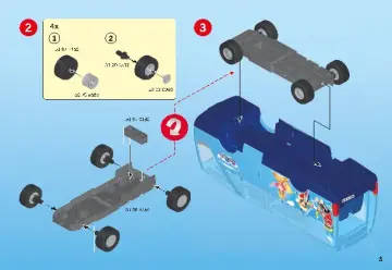 Manual de instruções Playmobil 9117 - PLAYMOBIL-FunPark Transporte Escolar (3)