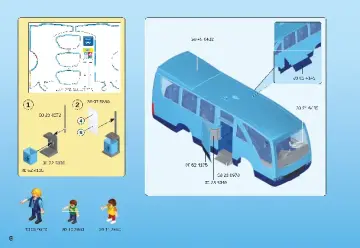 Bauanleitungen Playmobil 9117 - Schulbus Fun Park (6)