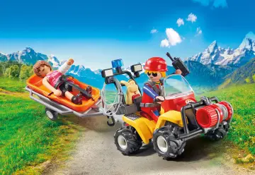 Playmobil 9130 - Quad de Resgate de Montanha